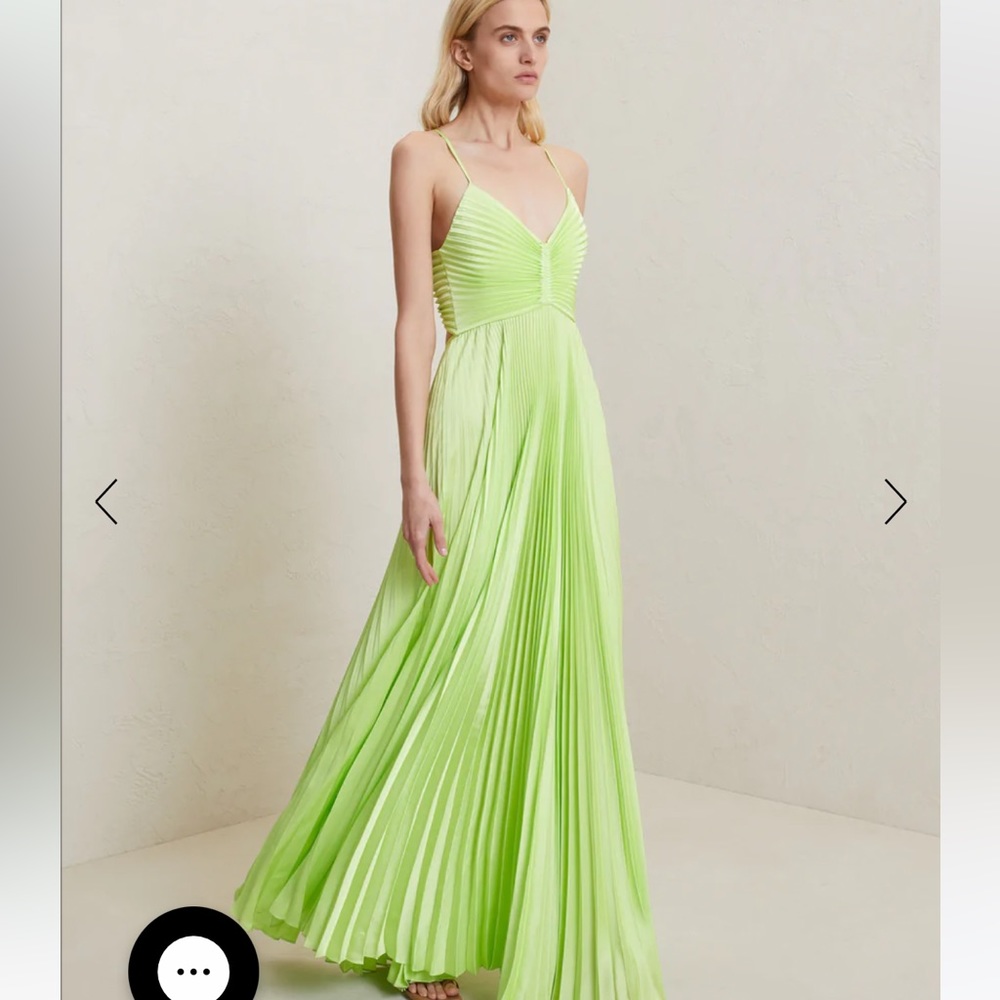 ALC lime green dress